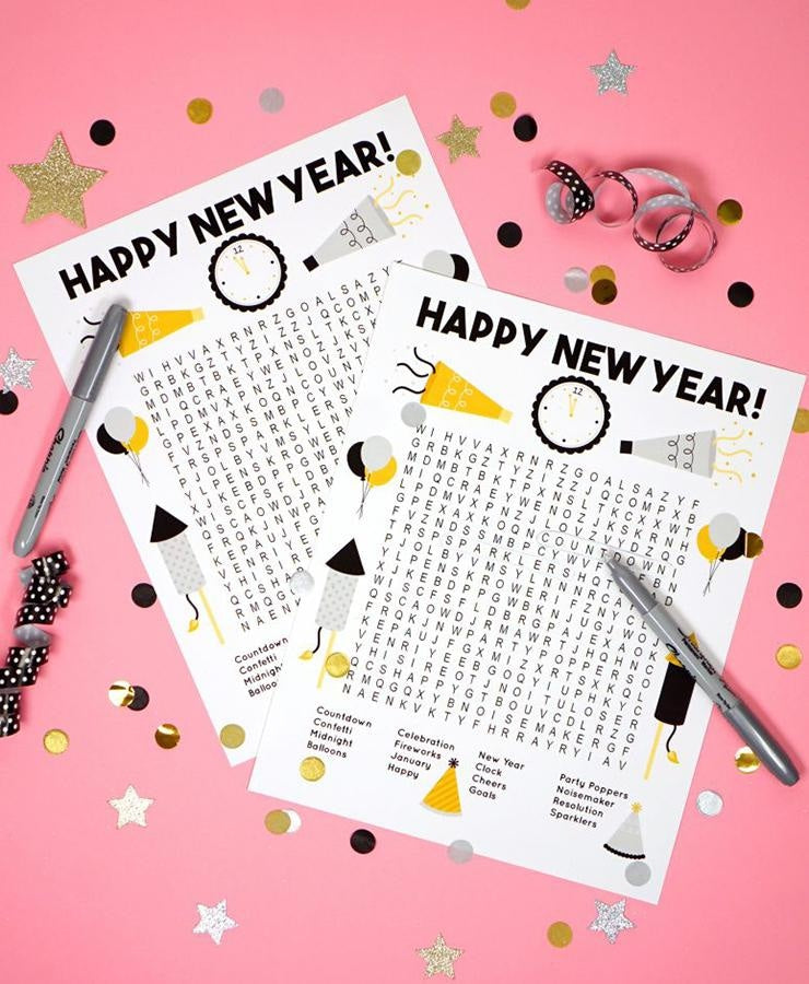 MEGA New Years Eve Games & Activities Bundle Printable