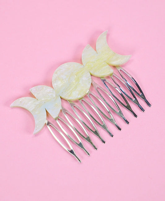 Moon Phases Hair Comb