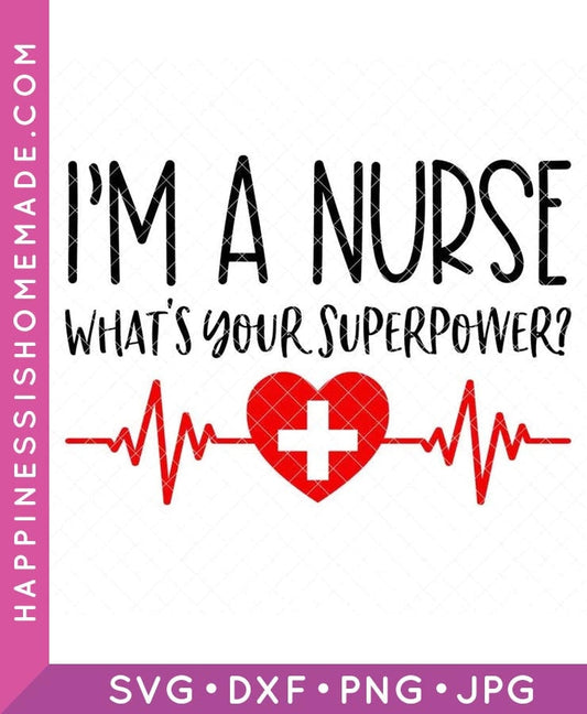 Nurse Superhero SVG