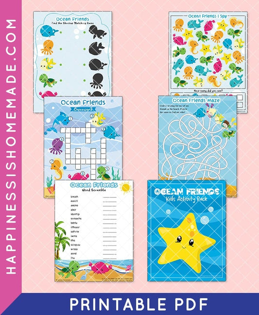 Ocean Friends Activity Pack