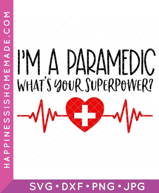 Paramedic Superhero SVG