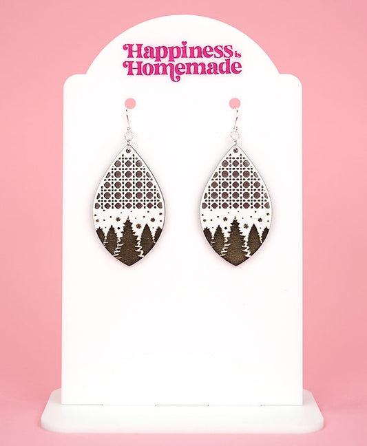 Rattan Winter Earrings