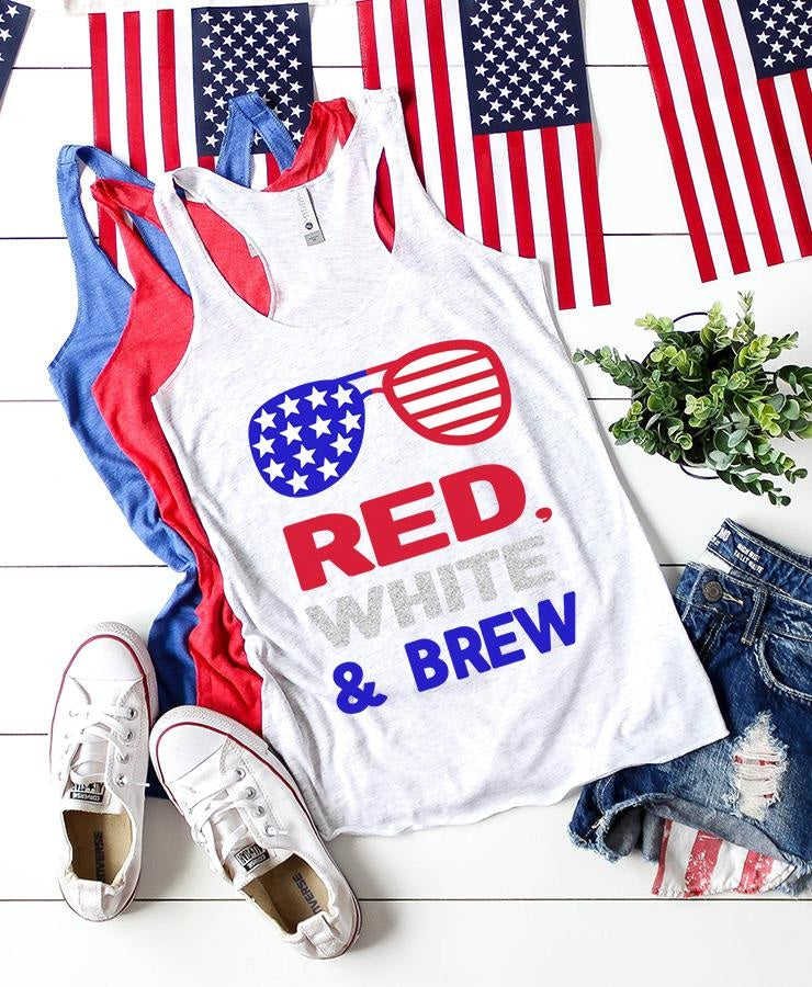 Red White & Brew Svg File