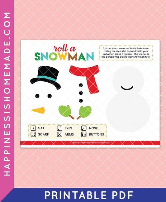 Roll A Snowman Game