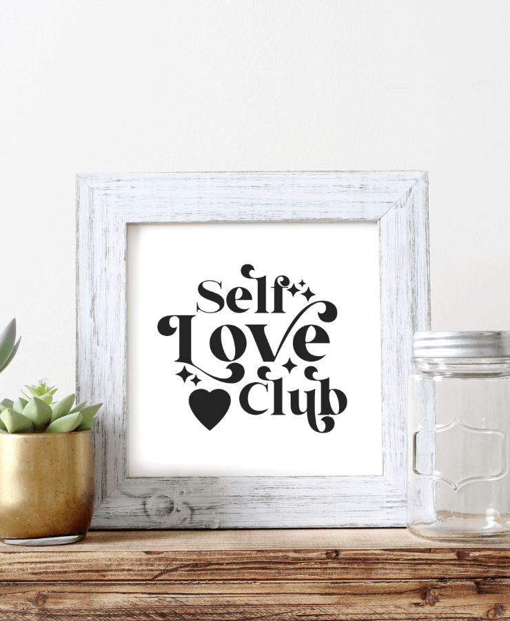 Self Love Club SVG