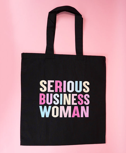 Serious Business Woman Tote Bag