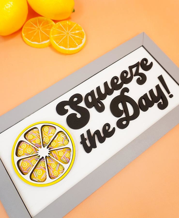Squeeze the Day Laser SVG