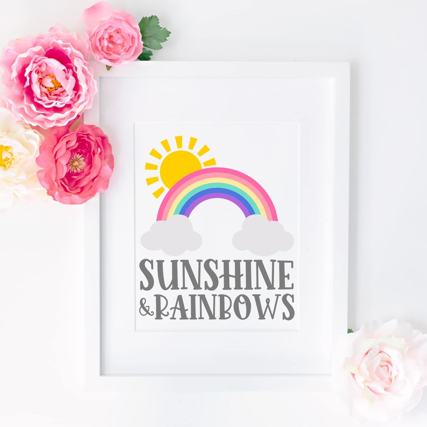 Sunshine and Rainbows SVG