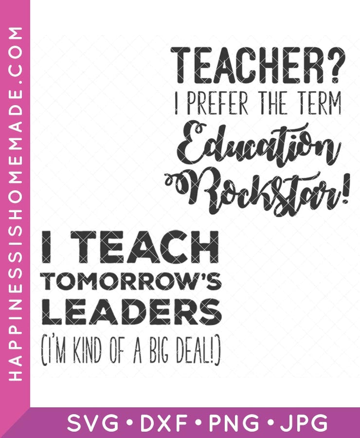 Teacher Appreciation SVG Set