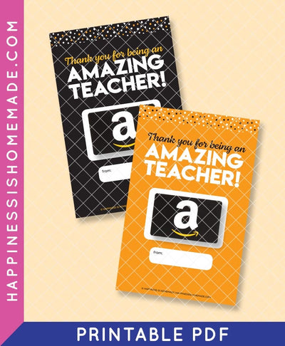 Teacher Gift Card Holder - Amazon