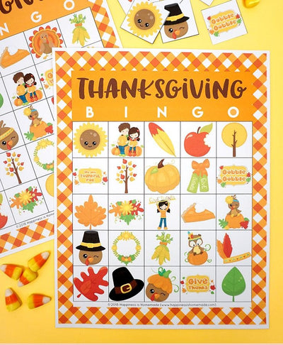 Thanksgiving Bingo Game Printable