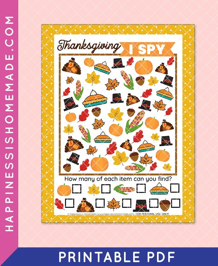 Thanksgiving I-Spy