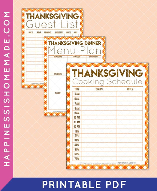 Thanksgiving Planner