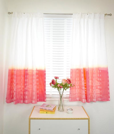 Tie-Dye Curtain Set