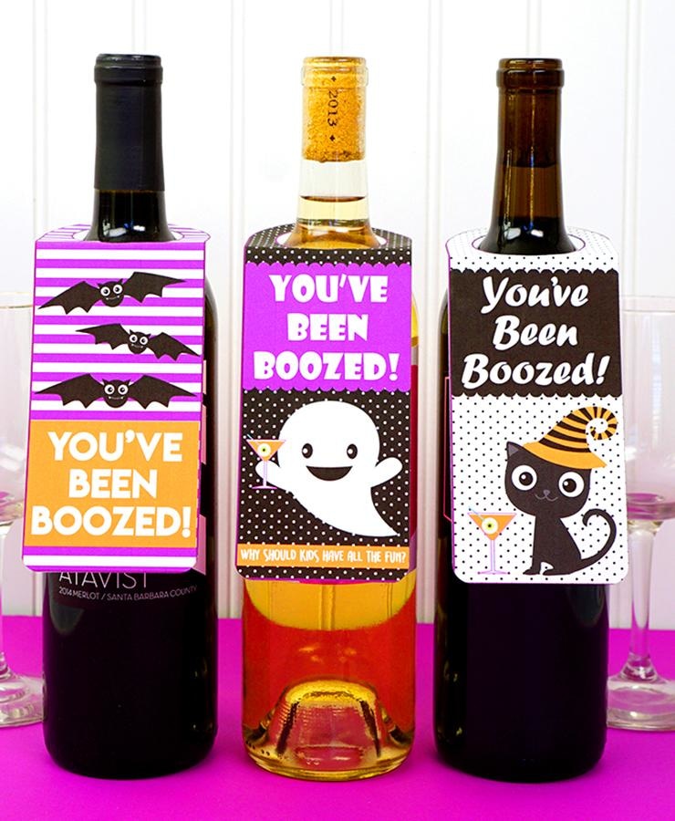Youve Been Boozed Bottle Tags Printable